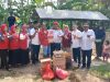 Camat Tanjung Bintang Salurkan Bantuan ke Korban Kebakaran di Desa Trimulyo