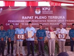 Aries-Supriyanto Nomor 1, Nanda-Anton Nomor 2 di Pilkada Pesawaran