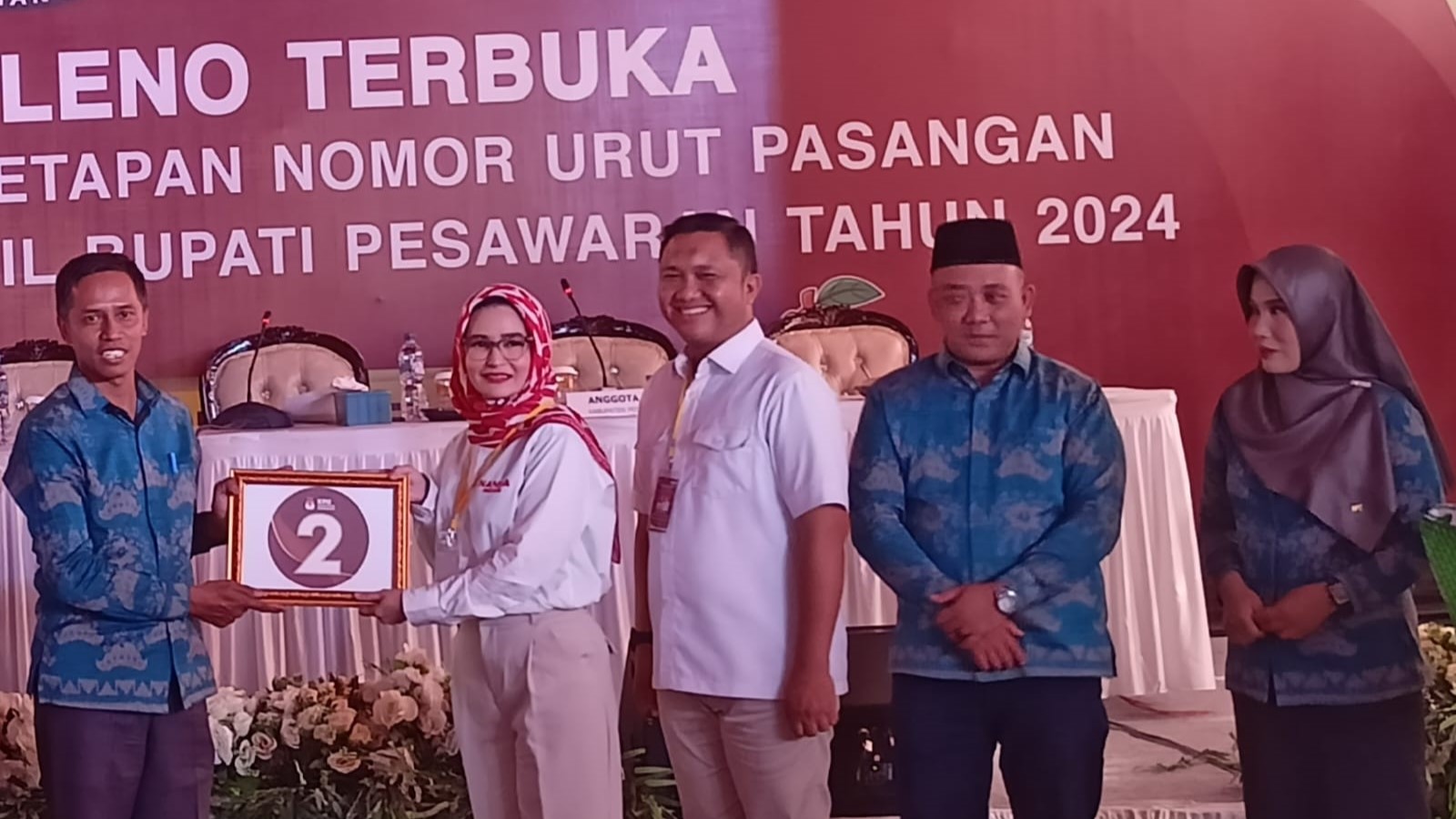 Nanda-Anton Dapat Nomor Urut 2, Simbol Keseimbangan untuk Pesawaran Baru