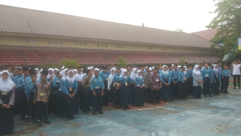 Dharma Wanita Sambangi SMPN 1 Palembang, Ajak Siswa Jauhi Bullying
