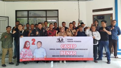 Relawan Pendekar Pesawaran Dukung Nanda-Anton di Pilkada 2024