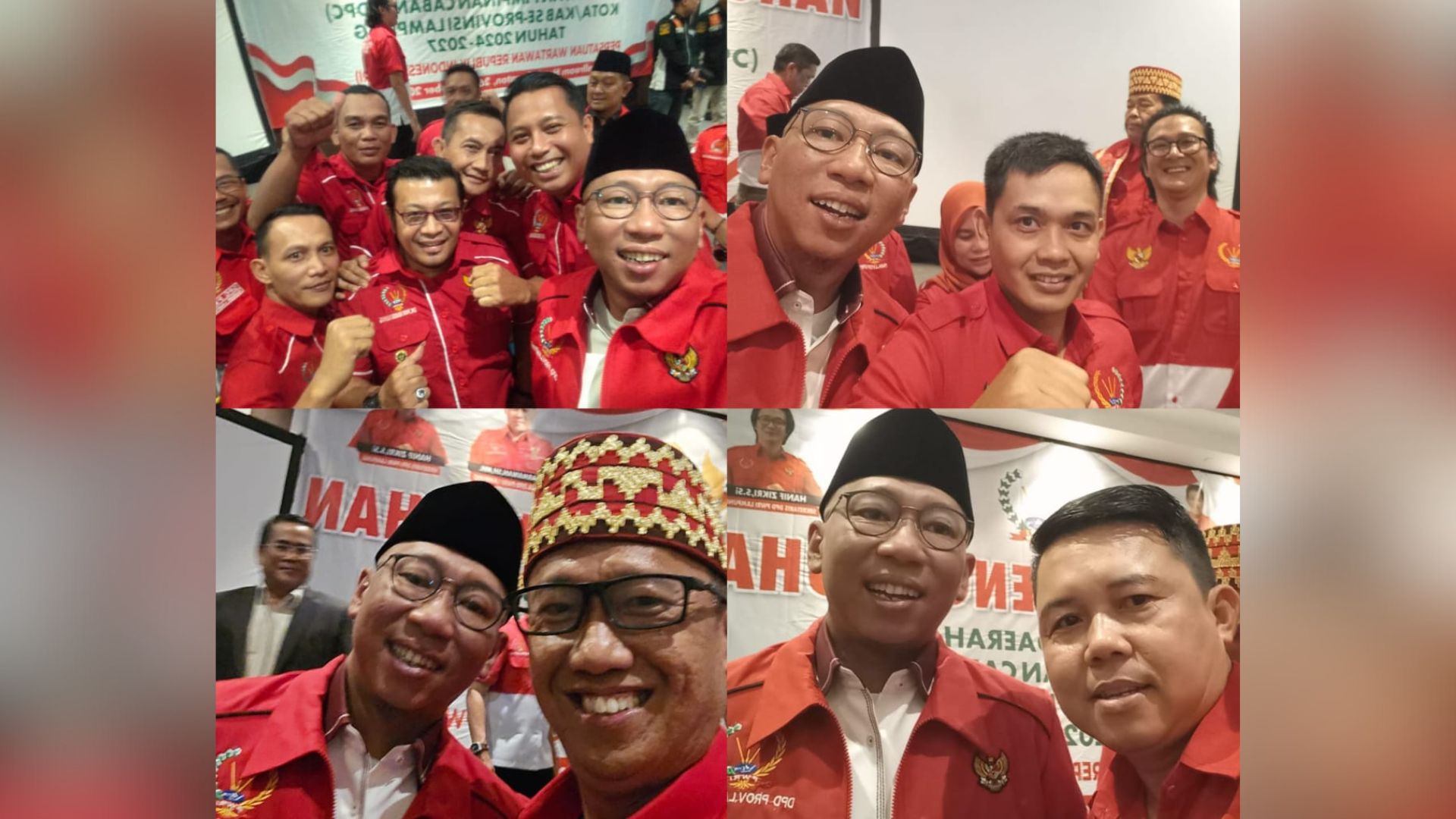 Keakraban Hangat Warnai Pelantikan PWRI se-Lampung