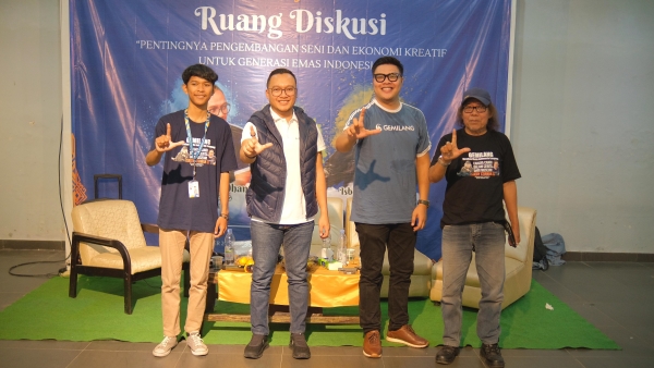 Gemilang dan KPML Kolaborasi, Dorong Kreativitas Kaum Muda Lampung