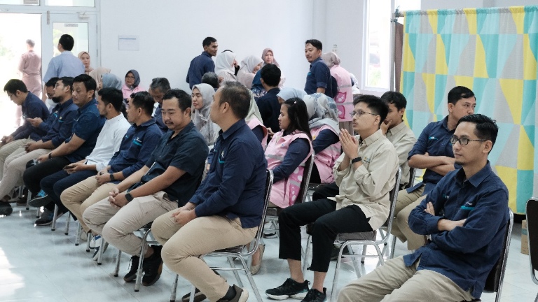 55 Kantong Darah Dikumpulkan, PLN NP UP Bandarlampung Berbagi Kasih