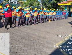 PLN UP3 Pasuruan Gelar Aksi Bersama Jaga Keandalan Listrik dengan Brabasan Pohon Massal