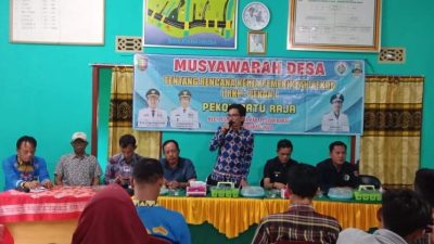 Pekon Batu Raja Pesibar Matangkan Rencana Pembangunan Desa