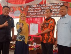 Pemuda Pancasila Pesawaran Deklarasi Dukung Nanda-Anton di Pilkada 2024