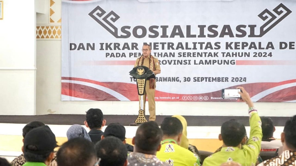 Pj Bupati Tulang Bawang Tekankan Netralitas Kepala Desa di Pilkada 2024