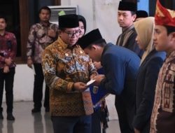 Pj Gubernur Lampung Lepas Kafilah untuk MTQ Nasional 2024