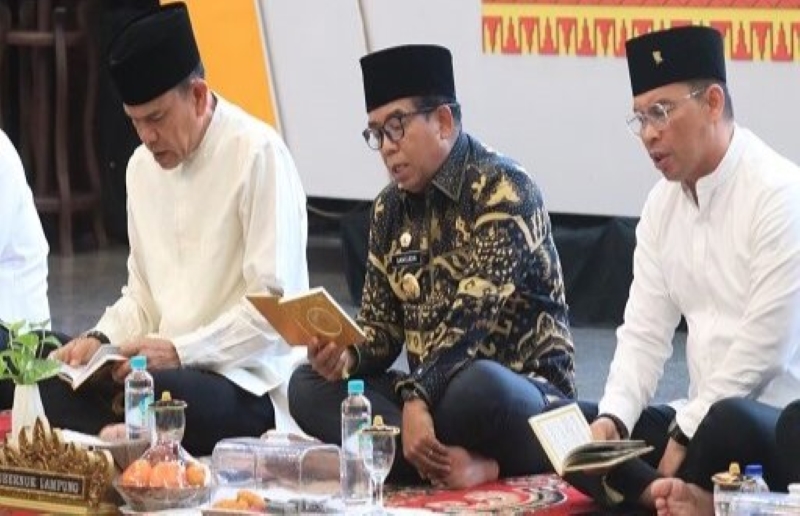 Pj Gubernur Lampung Gelar Doa Bersama untuk Dukung Atlet PON XXI