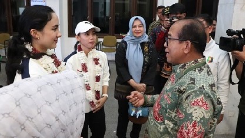 Pj Gubernur Lampung Gelar Silaturahmi dengan LAN RI dan Atlet Peraih Medali PON XXI