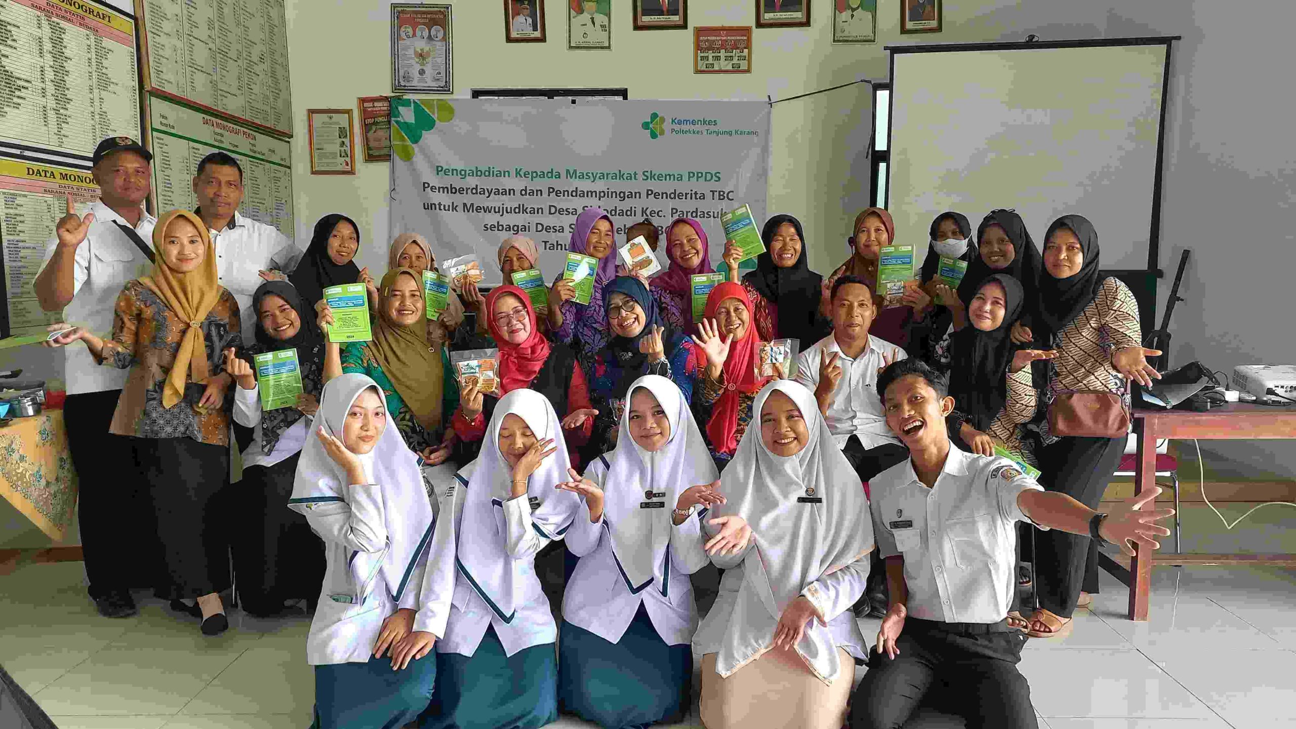 Desa Sidodadi di Pringsewu Menuju Desa Sehat Bebas TBC