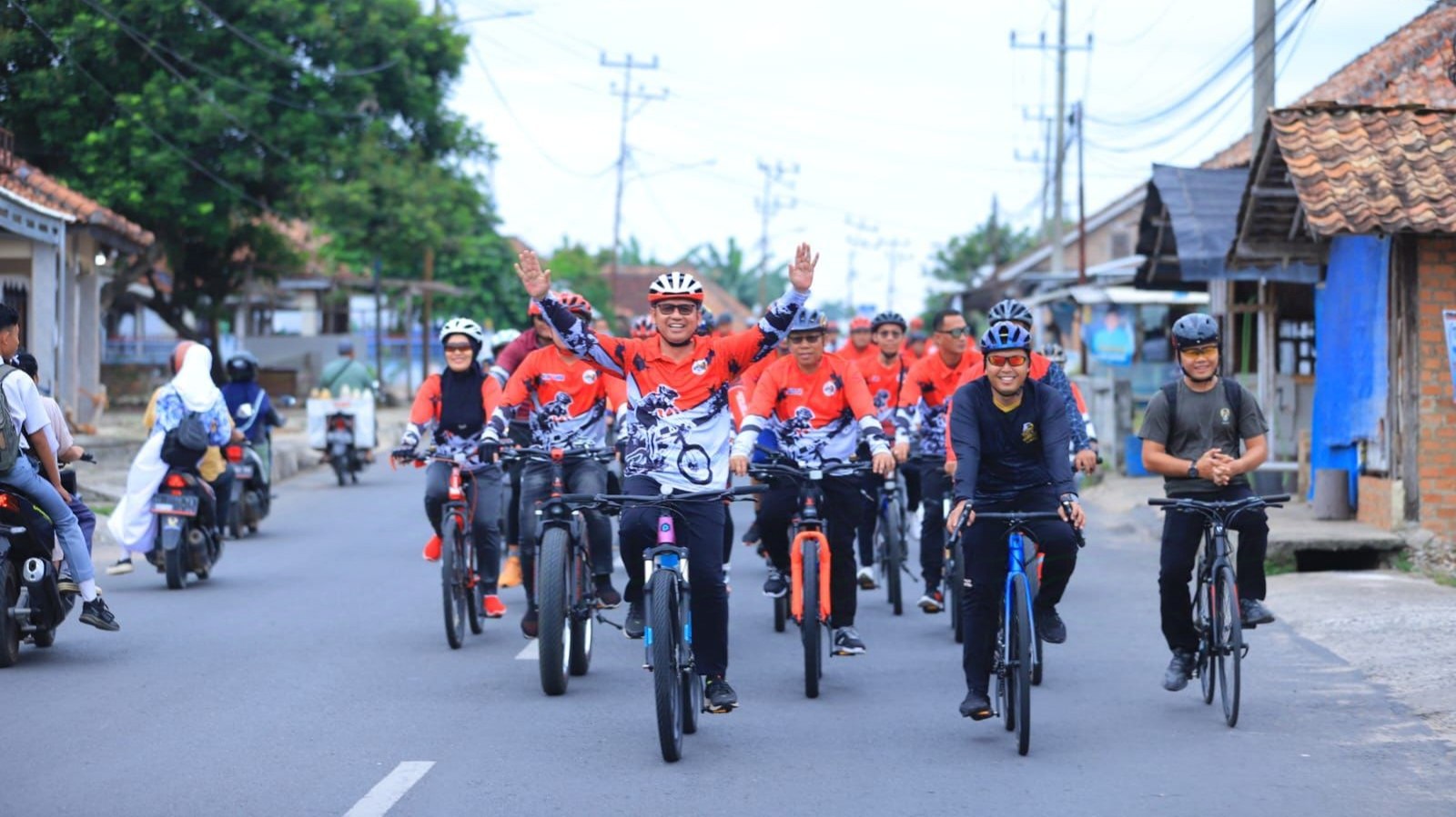 Tulang Bawang Semarakkan Hari Sumpah Pemuda dengan Gowes Massal