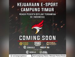 Lampung Timur Siap Pecahkan Rekor Esports Terbesar se-Indonesia