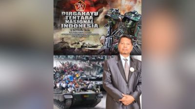 Kepala SMPN 1 Palembang Sampaikan Ucapan Selamat HUT TNI ke-79