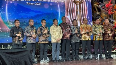 Pj Gubernur Lampung Raih Penghargaan Bergengsi Upakarya Wanua Nugraha 2024