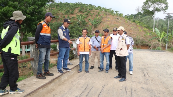 Pembangunan Jalan Ngarip-Ulu Semong Hampir Rampung