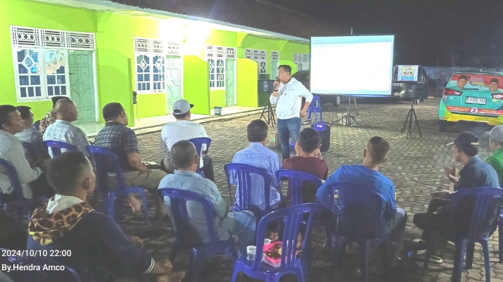 Nobar Timnas Indonesia, Calon Wakil Bupati Hankam Ajak Relawan Jaga Kondusivitas Pilkada