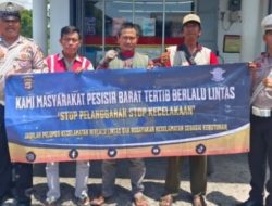 Satlantas Pesisir Barat Edukasi Ojek, Tingkatkan Keselamatan Berkendara