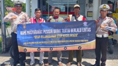 Satlantas Pesisir Barat Edukasi Ojek, Tingkatkan Keselamatan Berkendara
