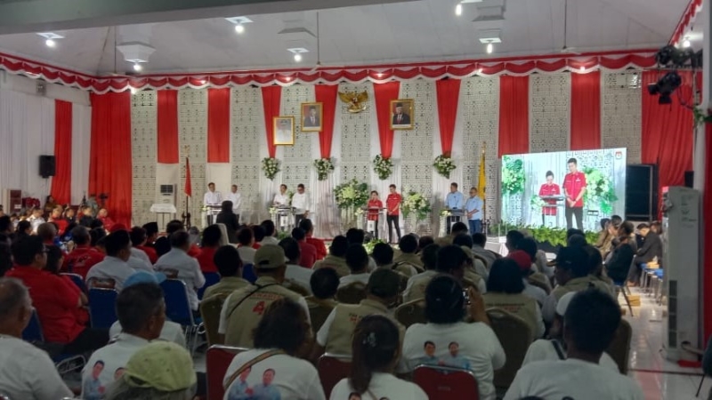 Debat Publik Perdana Calon Bupati Sangihe Sukses Digelar, Masyarakat Makin Cerdas Memilih