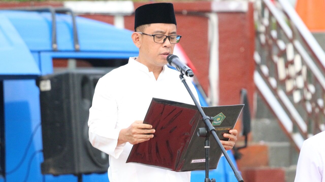 Peringatan Hari Santri di Lampung, Kakanwil Kemenag Bacakan Resolusi Jihad Bersejarah