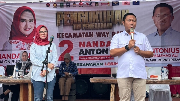 Nanda-Anton Yakin Majukan Pesawaran dengan Dukungan Pusat