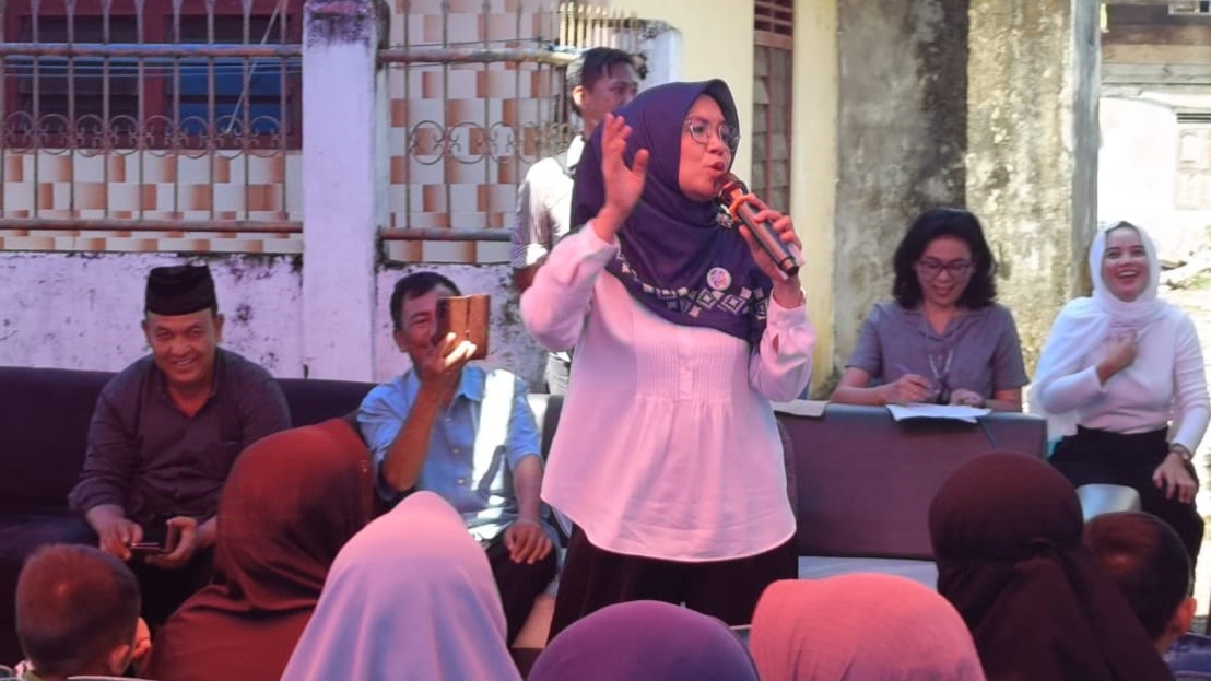 Kampanye Perdana SETIA: Perempuan Bisa Pimpin Pesisir Barat