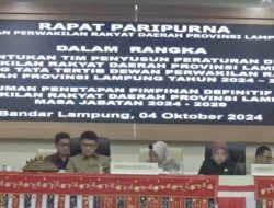 Diisi Wajah Baru, Ini Usulan Pimpinan DPRD Lampung Periode 2024-2029