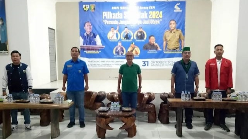 KNPI Lampung Ajak Pemuda Lampung Adu Gagasan dengan Calon Kepala Daerah