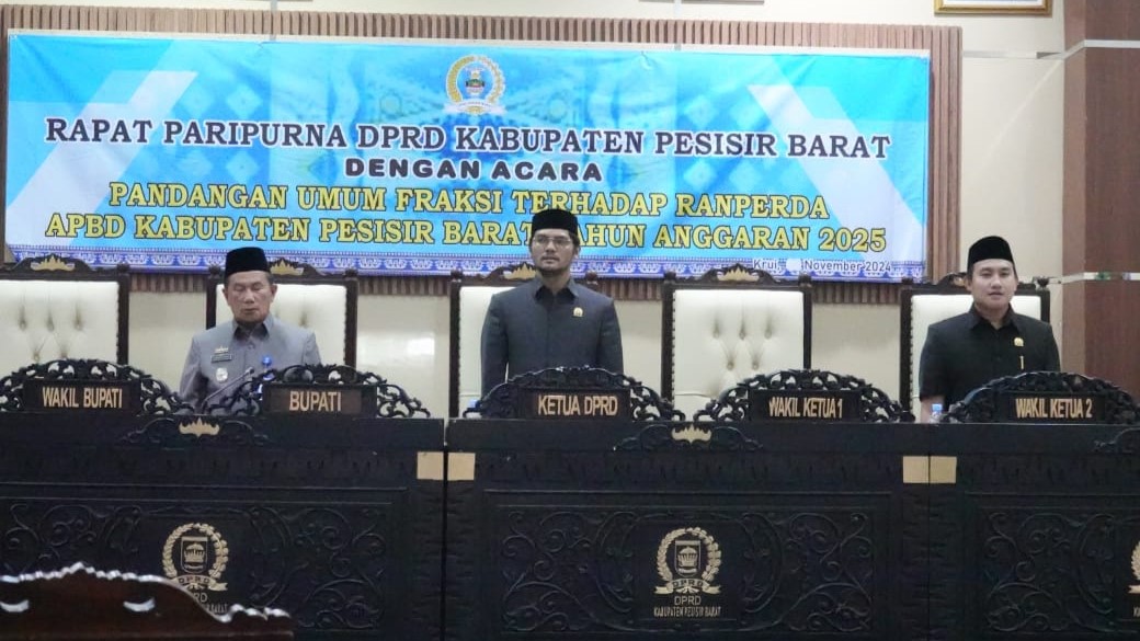 Anggaran dan Pembangunan Jadi Sorotan Tajam DPRD Pesibar dalam Rapat Paripurna