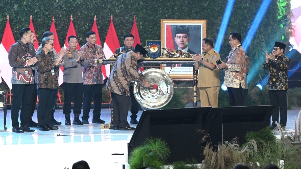 Pj Gubernur Lampung Hadiri Rakornas Pemerintah Pusat dan Daerah 2024