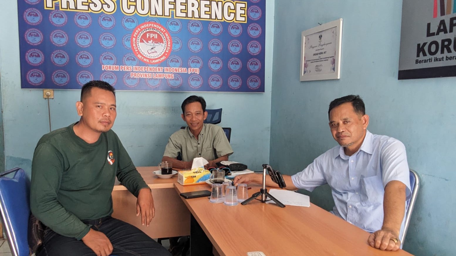Kasat Intel Polres Waykanan Jalin Silaturahmi dengan FPII Lampung