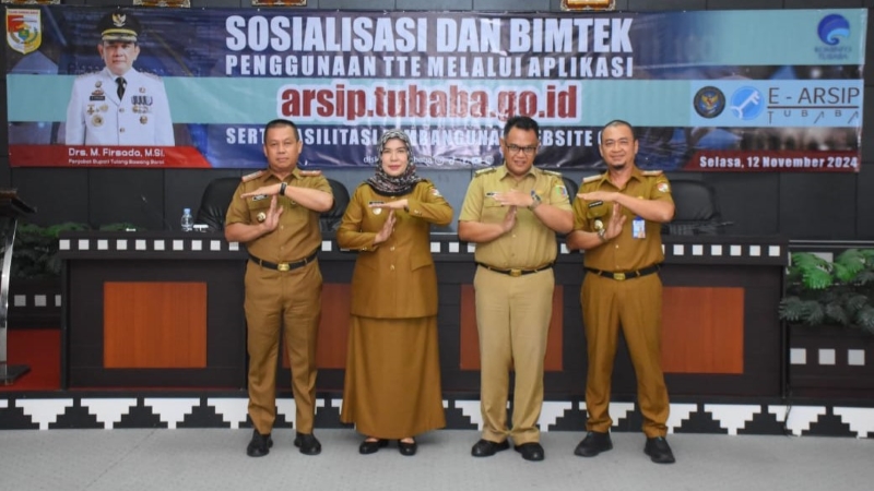 Tubaba Maju ke Era Digital, TTE dan Website OPD Jadi Andalan
