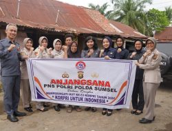 Polda Sumsel Sambangi Keluarga Purna Tugas dalam Rangka HUT Korpri ke-53