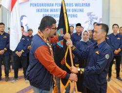 IWO Lampung Resmi Dikukuhkan, Siap Tingkatkan Kualitas Jurnalisme
