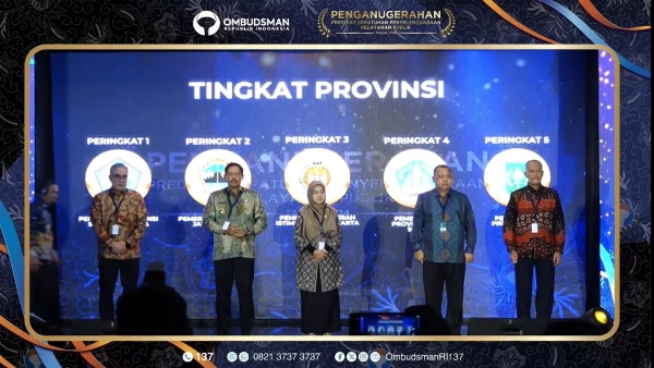 Pemprov Lampung Raih Predikat Opini Kualitas Tertinggi dalam Pelayanan Publik