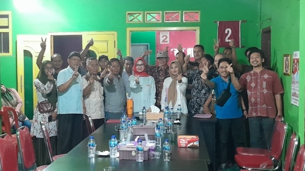 Pedagang Pasar Minang Pesawaran Mantapkan Dukungan untuk Paslon Nanda-Anton