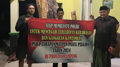 Tokoh Politik Pringsewu Dukung Upaya Kepolisian Wujudkan Pilkada Damai
