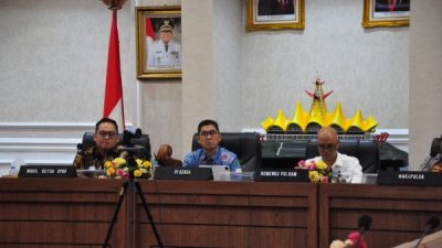 Pj Sekdaprov Lampung Pimpin Rapat Koordinasi Pemantauan Pilkada Serentak 2024