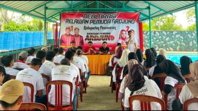 Relawan Pemuda Ardjuno Deklarasikan Dukungan untuk Arinal-Sutono dan Nanda-Anton