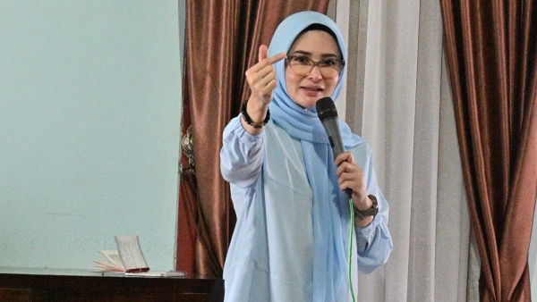 Nanda Indira Ingatkan Relawan Jaga Integritas Pilkada Pesawaran