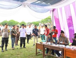 Pj Bupati Tulangbawang Barat Pantau Langsung Pemungutan Suara, Apresiasi Antusiasme Warga