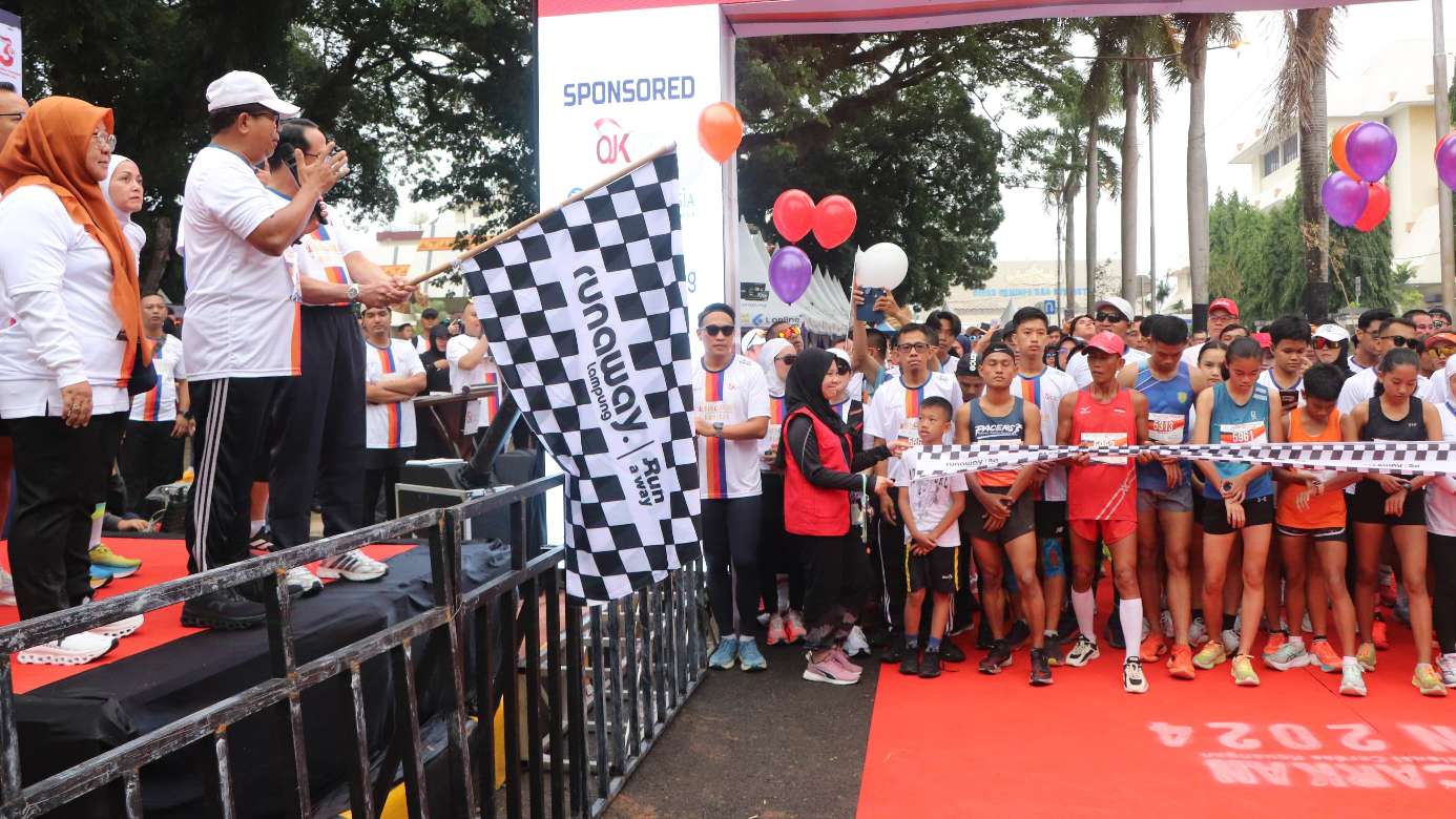 GENCARKAN Run: Lampung Ajak Warga Lari dan Cerdas Keuangan