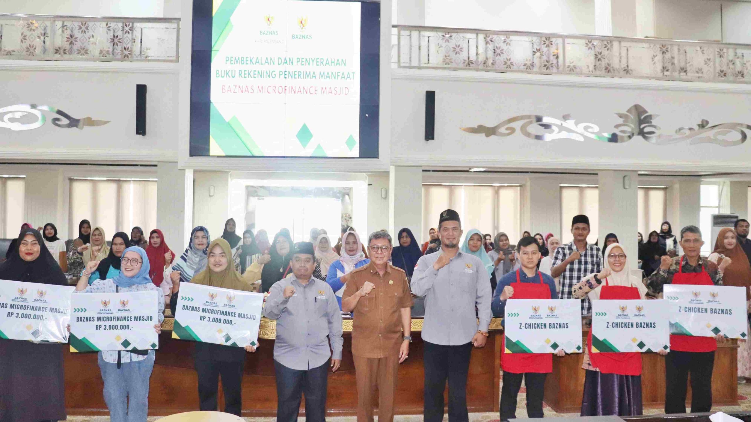 Baznas Kota Palembang Berdayakan Masyarakat Melalui Program BMM dan Z-Chicken