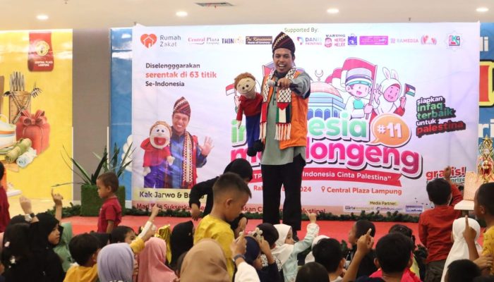 Rumah Zakat Sukses Gelar Indonesia Mendongeng ke-11 di Lampung, Ajak Anak-anak Cinta Palestina