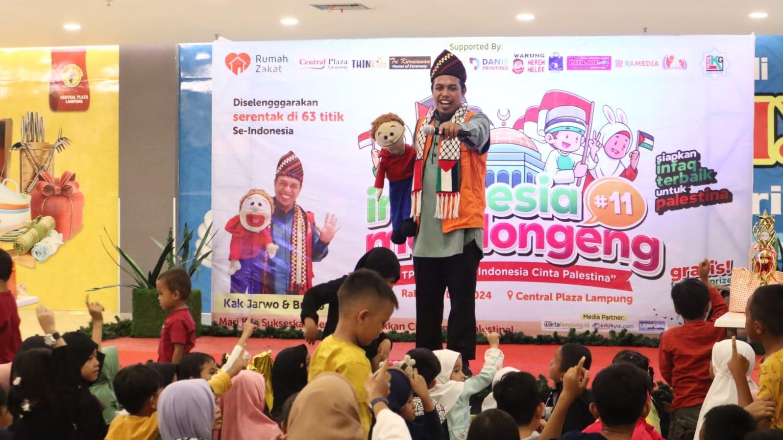 Rumah Zakat Sukses Gelar Indonesia Mendongeng ke-11 di Lampung, Ajak Anak-anak Cinta Palestina