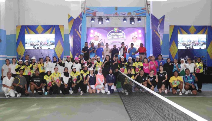 Lampung Entertennis 2024 Digelar, Pj Gubernur Dorong Pengembangan Olahraga