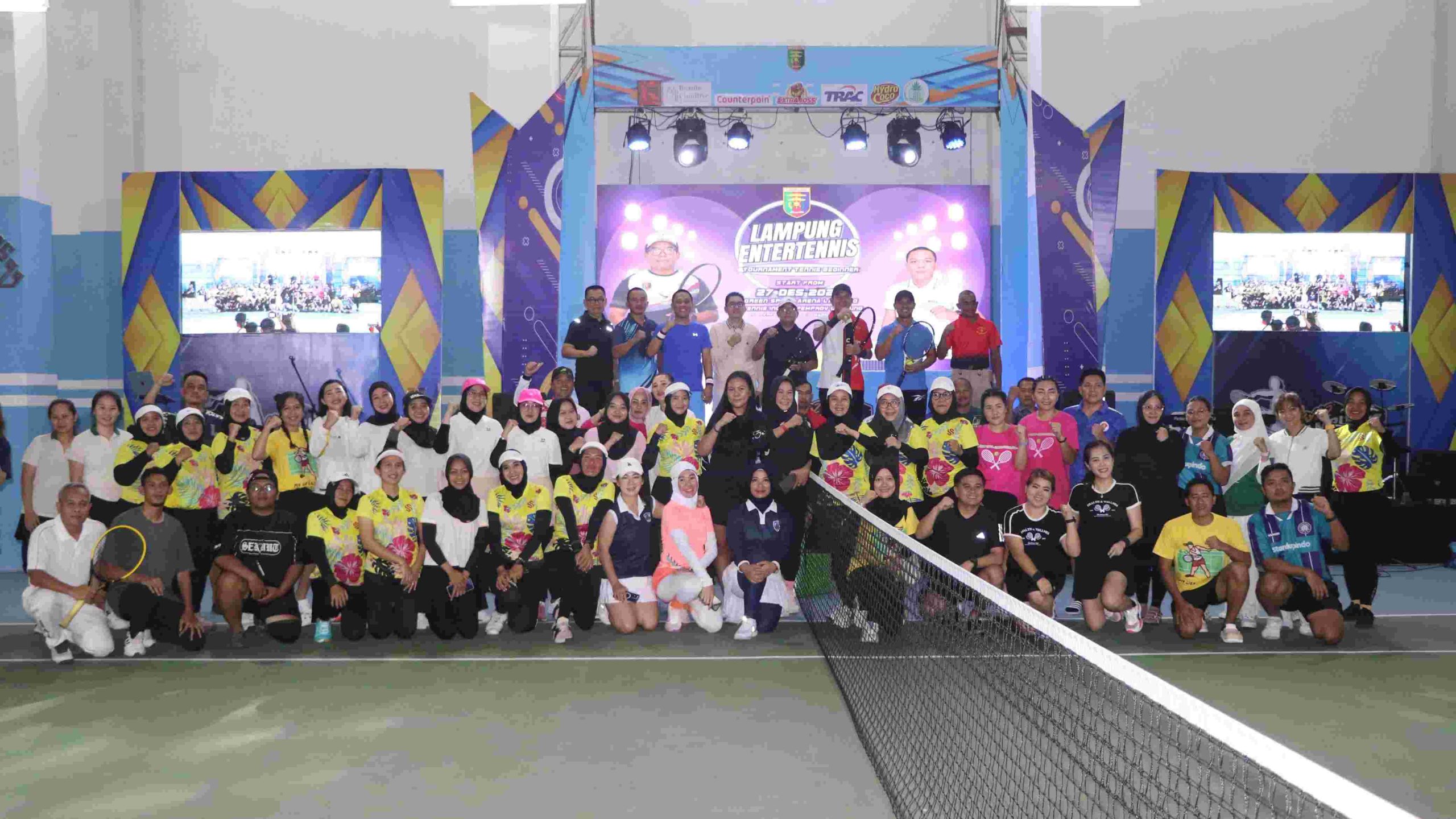 Lampung Entertennis 2024 Digelar, Pj Gubernur Dorong Pengembangan Olahraga