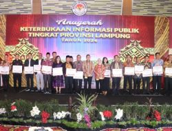 Lampung Maju dalam Keterbukaan Informasi, Banyak Instansi Raih Anugerah